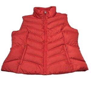 Eddie Bauer EB550 Goose Down Vest, Size L, Scarlet Red